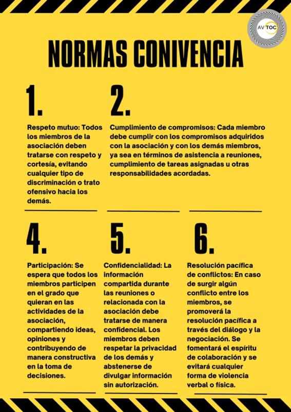 Normas de convivencia AVTOC 1/2